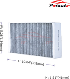 POTAUTO MAP 2007C (CF10828) Activated Carbon Car Cabin Air Filter Replacement for MERCEDES-BENZ G550 GL320 GL350 GL450 GL550 ML320 ML350 ML450 ML500 ML550 ML63 AMG R320 R350 R500 R63 AMG