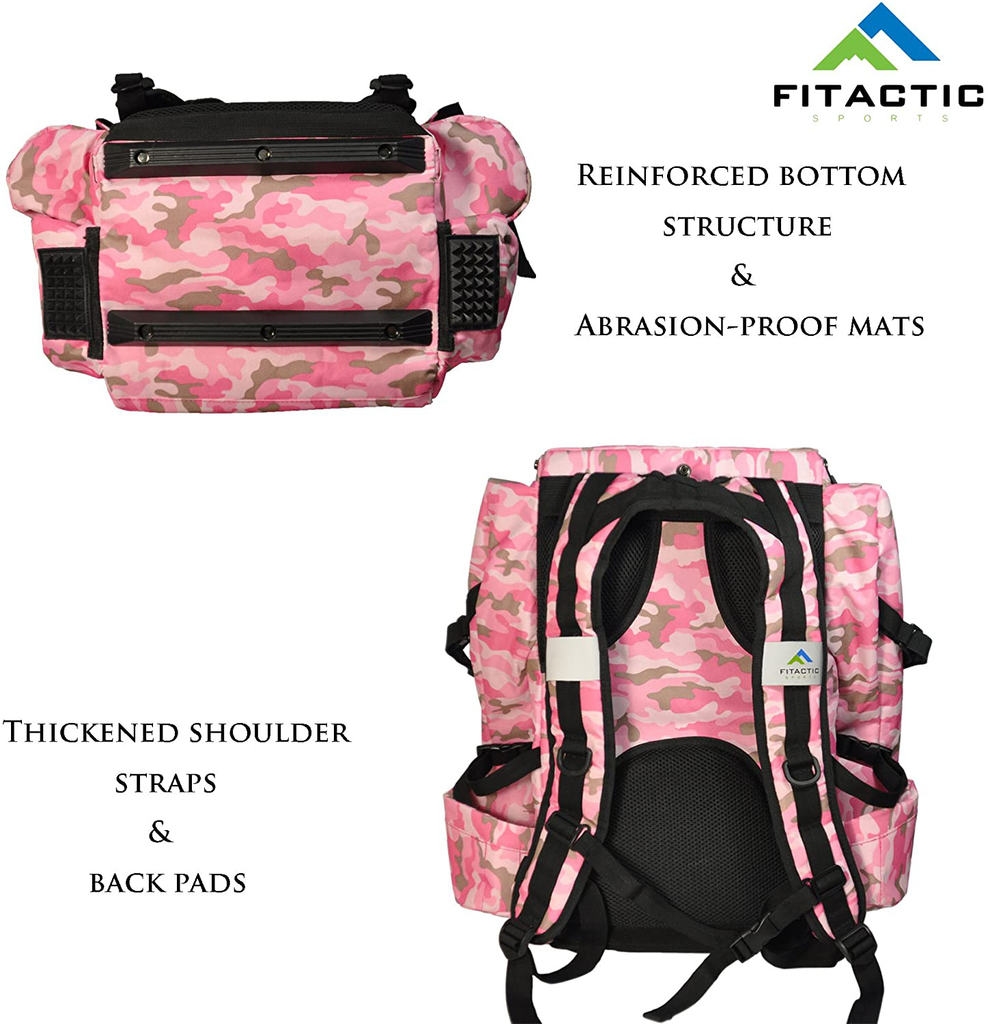 Fitactic Luxury Frisbee Disc Golf Bag Backpack (Capacity: 25-30 Discs) –