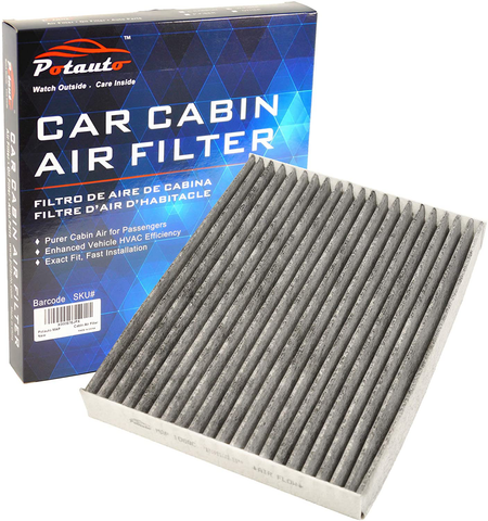 POTAUTO MAP 1069C (CF12002) Activated Carbon Car Cabin Air Filter Replacement for KIA SOUL EV