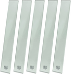 Myard Laminated + Tempered Glass Balusters for Deck Patio Fence Wood or Aluminum Railing Rails (Length 26", 5-Pack)