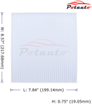 POTAUTO MAP 1002W (CF10133) High Performance Car Cabin Air Filter Replacement for TOYOTA COROLLA MATRIX