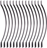 Myard 32-1/4 Inches Aluminum Deck Balusters with Screws for Facemount Railing Fencing, Arc Arch Style (50-Pack, Matte Black)