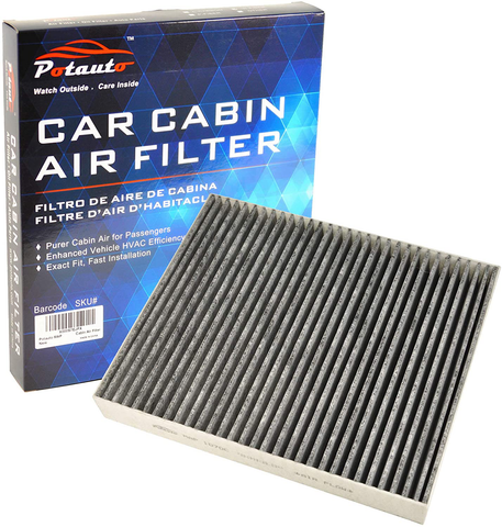 POTAUTO MAP 1070C (CF11966) Activated Carbon Car Cabin Air Filter Replacement for BUICK ENVISION, CADILLAC CT6, MALIBU, GMC CANYON