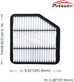POTAUTO MAP 6022 (CA10347) Engine Air Filter Replacement for LEXUS GS350 GS430 IS250 IS350