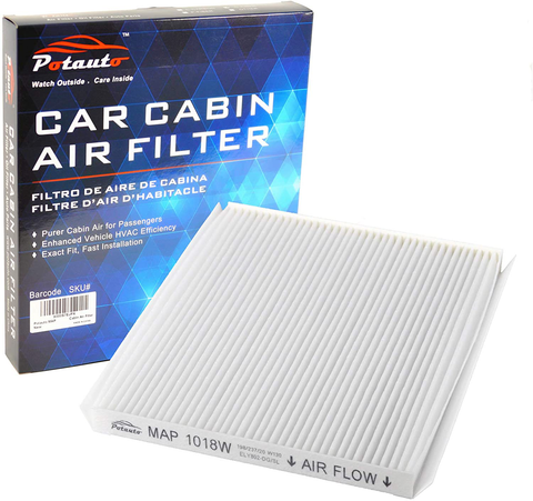 POTAUTO MAP 1018W (CF10728) High Performance Car Cabin Air Filter Replacement for HYUNDAI ACCENT ELANTRA COUPE GT, KIA FORTE KOUP FORTE5 RONDO…
