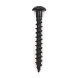 Wood Screws Truss Phillips Head, Hardness Grade 12.9, Stainless Steel 18-8 (304) Black Phosphate Coated for Deck & Facemount Balusters, by Myard (1-5/8 Inch)
