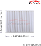 POTAUTO MAP 1042W (CF11670) High Performance Car Cabin Air Filter Replacement for FORD ECOSPORT FIESTA