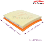 POTAUTO MAP 6009 (CA11251) Engine Air Filter Replacement for BUICK REGAL, CADILLAC XTS, CHEVROLET IMPALA MALIBU LIMITED