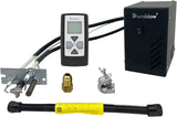 Durablow 8VK Spark to Pilot Fireplace Gas Valve Kit with Thermostat LCD Backlit Remote Control Handset (Natural Gas)