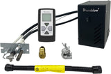 Durablow 8VK Spark to Pilot Fireplace Gas Valve Kit with Thermostat LCD Backlit Remote Control Handset (Propane Gas)